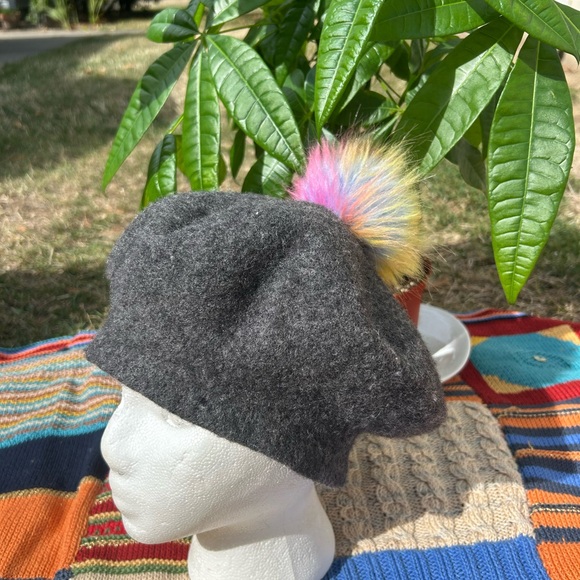 MyBasic Gray Wool Hat - Picture 1 of 11
